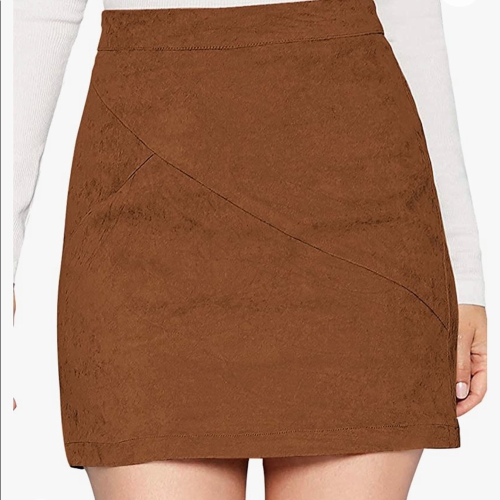 Elegant Brown Women's Skirt